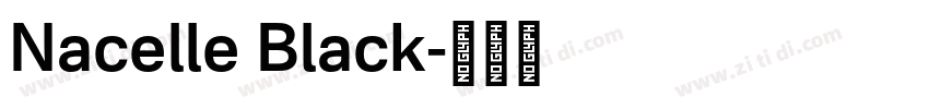Nacelle Black字体转换